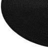 Set de table tressé D38cm noir - set de table à prix de gros