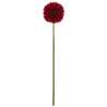 Tige de fleur pompon H60cm - Blanc - fleur artificielle à prix de gros