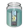 Bougie parfumée pot en verre avec couvercle D10cm - Bougie à prix grossiste