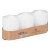 Lot de 3 bougies votives 110g - Bougie à prix de gros
