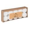 Lot de 10 bougies votives sans huile de palme - Bougie à prix de gros