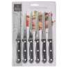 Lot de 6 couteaux à steak H27cm en inox - couteau à viande à prix grossiste Lot de 6 couteaux à steak H27cm en inox - couteau à viande à prix grossiste
