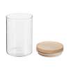 Bocal hermétique 600ml en verre et bois - Bocal à prix de gros