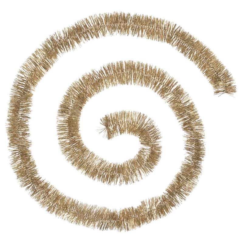 Guirlande de noël holographique bord festonné doré 50x4x2m à prix grossiste - guirlande de Noël à prix de gros