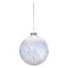 Boule de Noel Verre 100 mm Irise - Boule de Noël à prix grossiste