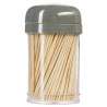 Lot de 3 pots de cure-dents en bambou - cure-dent à prix de gros