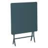 Table de jardin bleu canard 40*40 cm - table de jardin à prix de gros