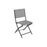 Lot de 4 chaises pliantes Modula galet et anthracite - chaise de jardin à prix de gros Lot de 4 chaises pliantes Modula galet et anthracite - chaise de jardin à prix de gros