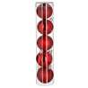Boule de Noël 50 mm x 5 Rouge - Boule de Noël à prix grossiste