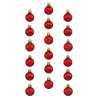 Boule de noël 30 mm X18 Rouge - Boule de Noël à prix de gros