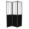 Paravent Atelier métal et verre H170cm - paravent à prix grossiste