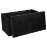 Pouf pliant double ''Lysandre'' L76cm - Pouf à prix grossiste Pouf pliant double ''Lysandre'' L76cm - Pouf à prix grossiste