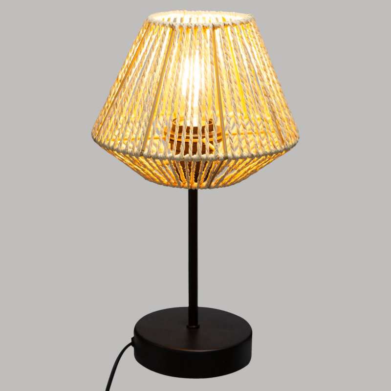 Lampe droite ''Jily'' H34cm en métal - Lampe à prix grossiste
