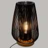 Lampe filaire Noda H40,5cm en métal et bois - Lampe à prix de gros