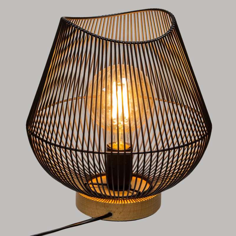 Lampe filaire ''Jena'' H28cm en métal à prix de gros - Lampe à prix grossiste