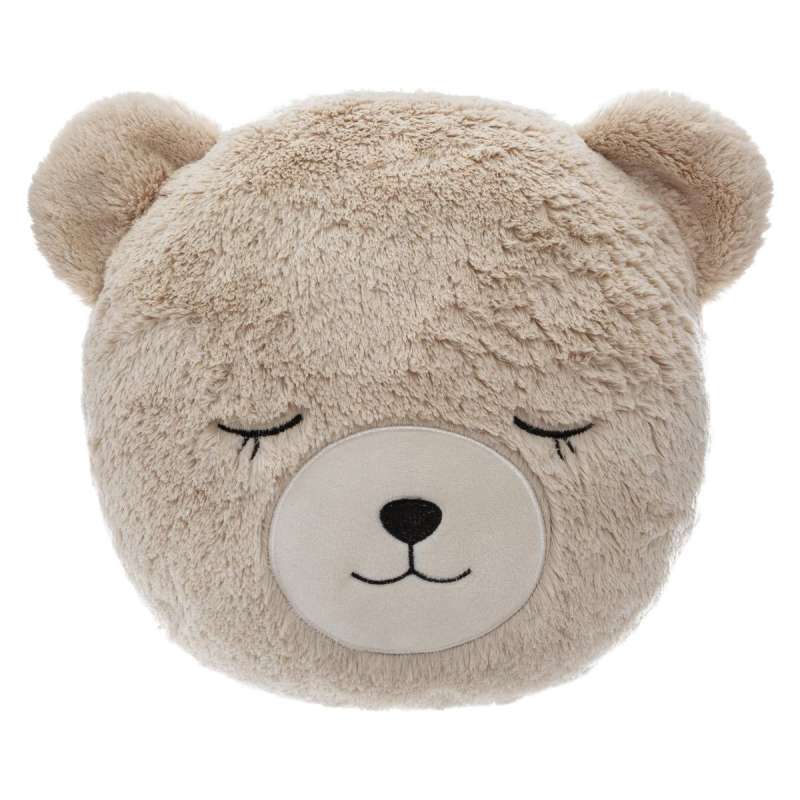 Coussin rond enfant D27cm en peluche - Coussin à prix de gros