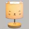 Lampe avec abat-jour H21cm en bois de paulownia - Lampe à prix grossiste Lampe avec abat-jour H21cm en bois de paulownia - Lampe à prix grossiste