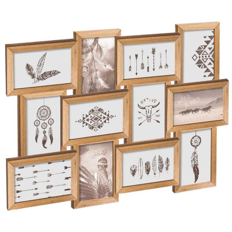 Pêle-mêle 12 photos 59,5x3x45,5cm - Cadre photo à prix grossiste