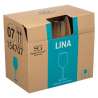 Lot de 6 verres à pied Lina - Verre à vin à prix de gros