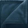 Plaid Ollis en flanelle bleu égéen 180x230cm - Plaid à prix grossiste Plaid Ollis en flanelle bleu égéen 180x230cm - Plaid à prix grossiste
