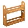 Étagère à épices 2 niveaux bambou - porte-épice à prix grossiste Étagère à épices 2 niveaux bambou - porte-épice à prix grossiste