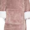 Plaid sweatshirt Licorne rose pour 3 à 10 ans - Plaid à prix grossiste