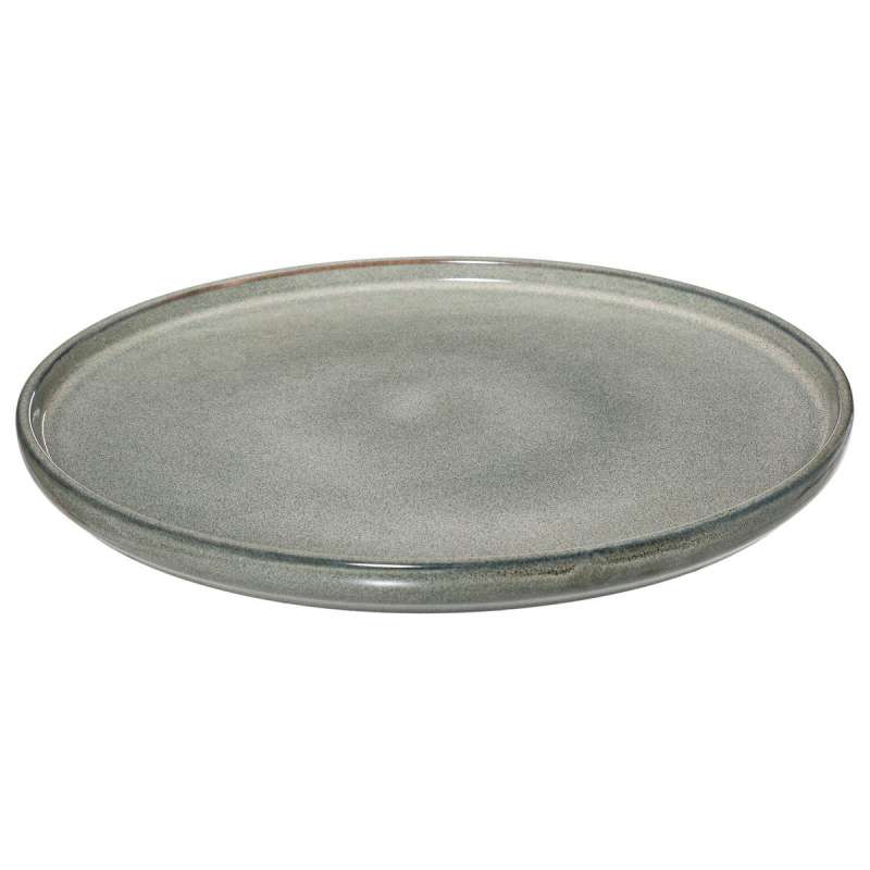 Assiette plate Terre inconnue D27cm vert à prix grossiste - Assiette à prix de gros