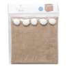 Bac de rangement enfant pompons jute 29x29cm - bac de rangement à prix grossiste