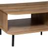 Table basse 2 portes Colva beige 120x60cm - table basse à prix de gros
