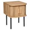 Table de chevet Colva effet chêne H53cm - table de nuit à prix de gros Table de chevet Colva effet chêne H53cm - table de nuit à prix de gros