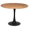 Table à manger Elias chêne D100cm - table de salle à manger à prix grossiste