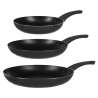 Set de 3 poêles en aluminium - poêle à prix grossiste