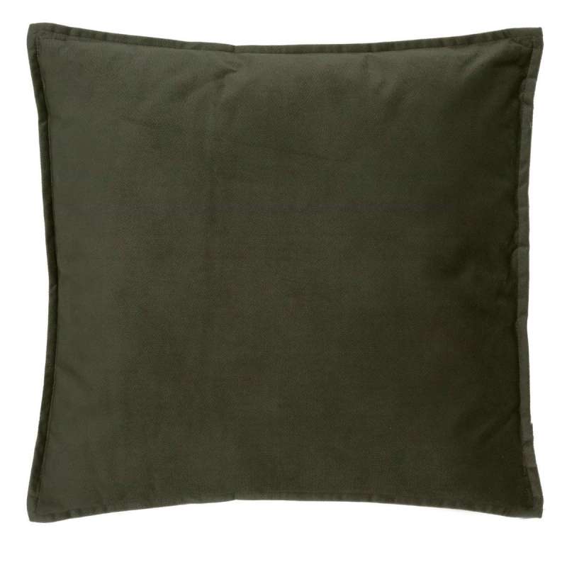 Coussin LILOU coton vert kaki 45x45cm - Coussin à prix grossiste