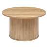 Table basse Colva en placage effet bois D70cm - table basse à prix de gros