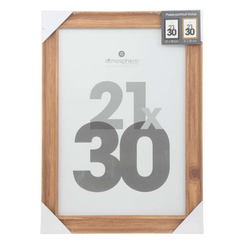 Cadre photo Mae en bois 21x30cm à prix de gros - Cadre photo à prix grossiste