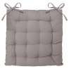 Galette de chaise 38x38cm en coton - Chaise longue à prix grossiste
