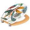 Abattant WC Palawan multicolore en bois - lunette WC à prix grossiste