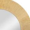 Miroir Milda métal doré D90cm - Miroir à prix grossiste