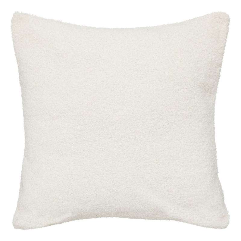 Coussin Jaiko en fausse fourrure 40x40cm ivoire - Coussin à prix de gros