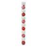 Boules de Noël Colorama de Noël lot de 12 en plastique D6cm - Boule de Noël à prix de gros