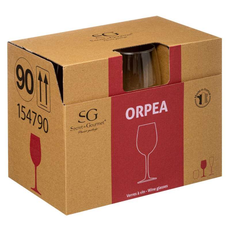 Lot de 6 verres à pied - Verre à vin à prix de gros