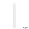 Lot de 10 bougies bâtons blanc 45g - Photophore à prix grossiste