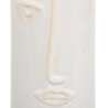 Vase visage Soleya céramique H25cm blanc - Vase à prix grossiste