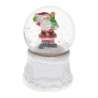 Boule à neige pailletée 1LED - Pére Noel - boule à neige à prix de gros