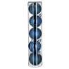 5 Boules de Noël Bleues 50 mm - Boule de Noël à prix grossiste 5 Boules de Noël Bleues 50 mm - Boule de Noël à prix grossiste