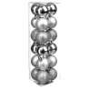 Boule de Noël 30 mm x 18 Argent - Boule de Noël à prix de gros