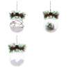 Boule de Noël Transparent Décoration 8 cm - Sapin - Produits à prix grossiste Boule de Noël Transparent Décoration 8 cm - Sapin - Produits à prix grossiste