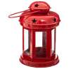 Photophore Lanterne Métal Petit Modèle - Rouge - Photophore à prix grossiste