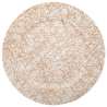 Assiette de présentation Colorama de Noël D33cm blanc lignes or - Assiette à prix grossiste