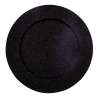 Assiette de présentation Colorama de Noël D33cm paillettes noir - Assiette à prix de gros